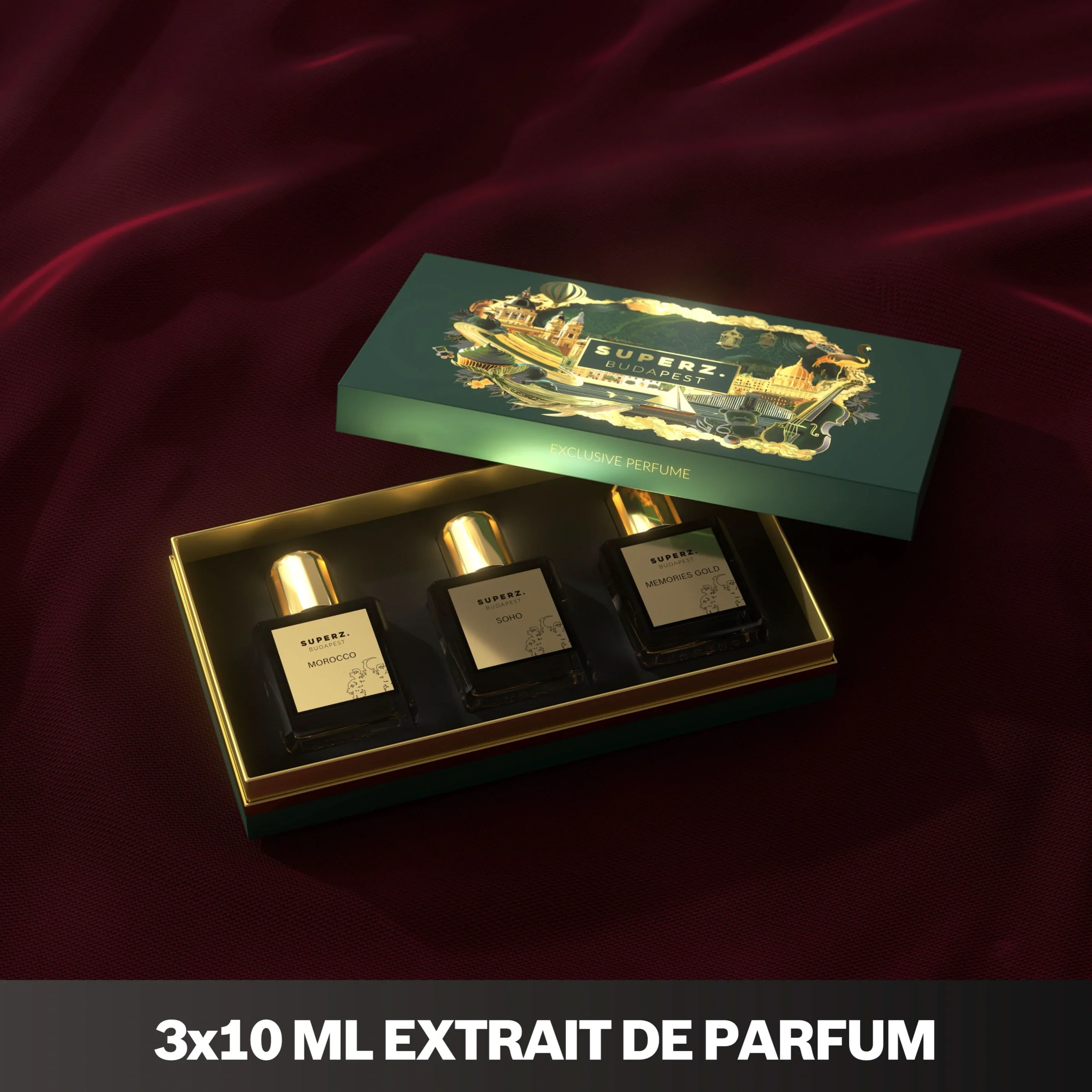 3x10 ml - Bestsellers of Worldwide - Morocco & Soho & Memories Gold - Unisex - Image 7