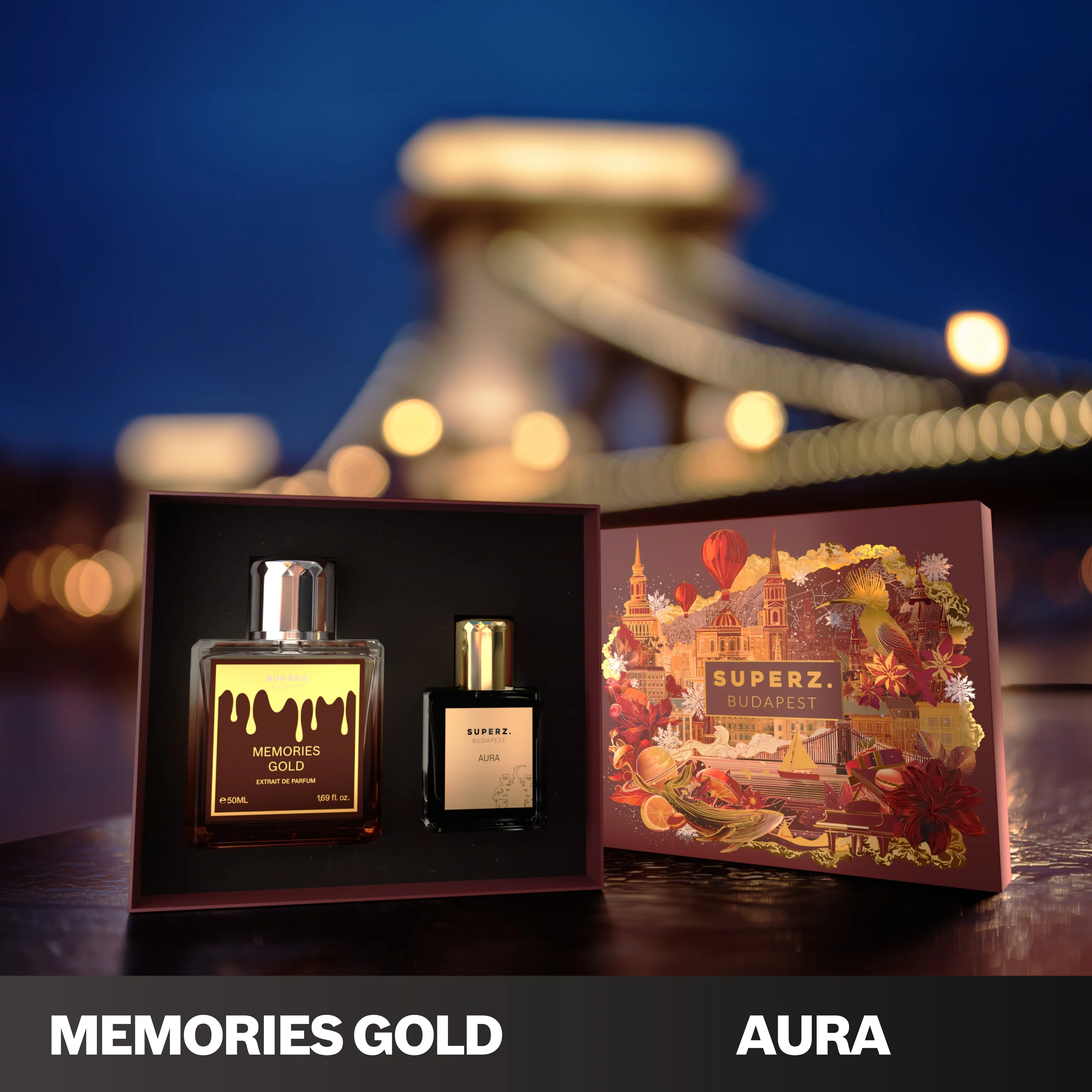 Gift Box - Memories Gold 50ml & Aura 10ml - Unisex - Image 6