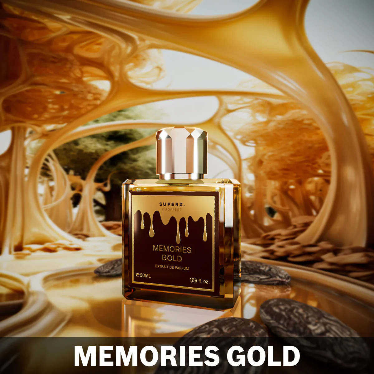 Memories Gold - 50 ml Extrait De Parfum - Unisex - with new box design