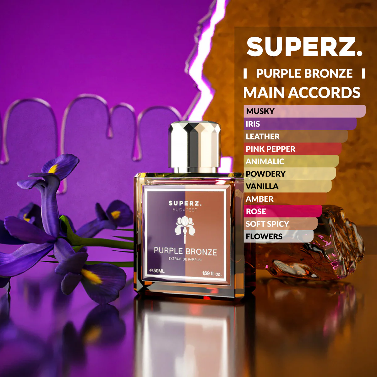 Purple Bronze - 50 ml Extrait De Parfum - Unisex - Image 2