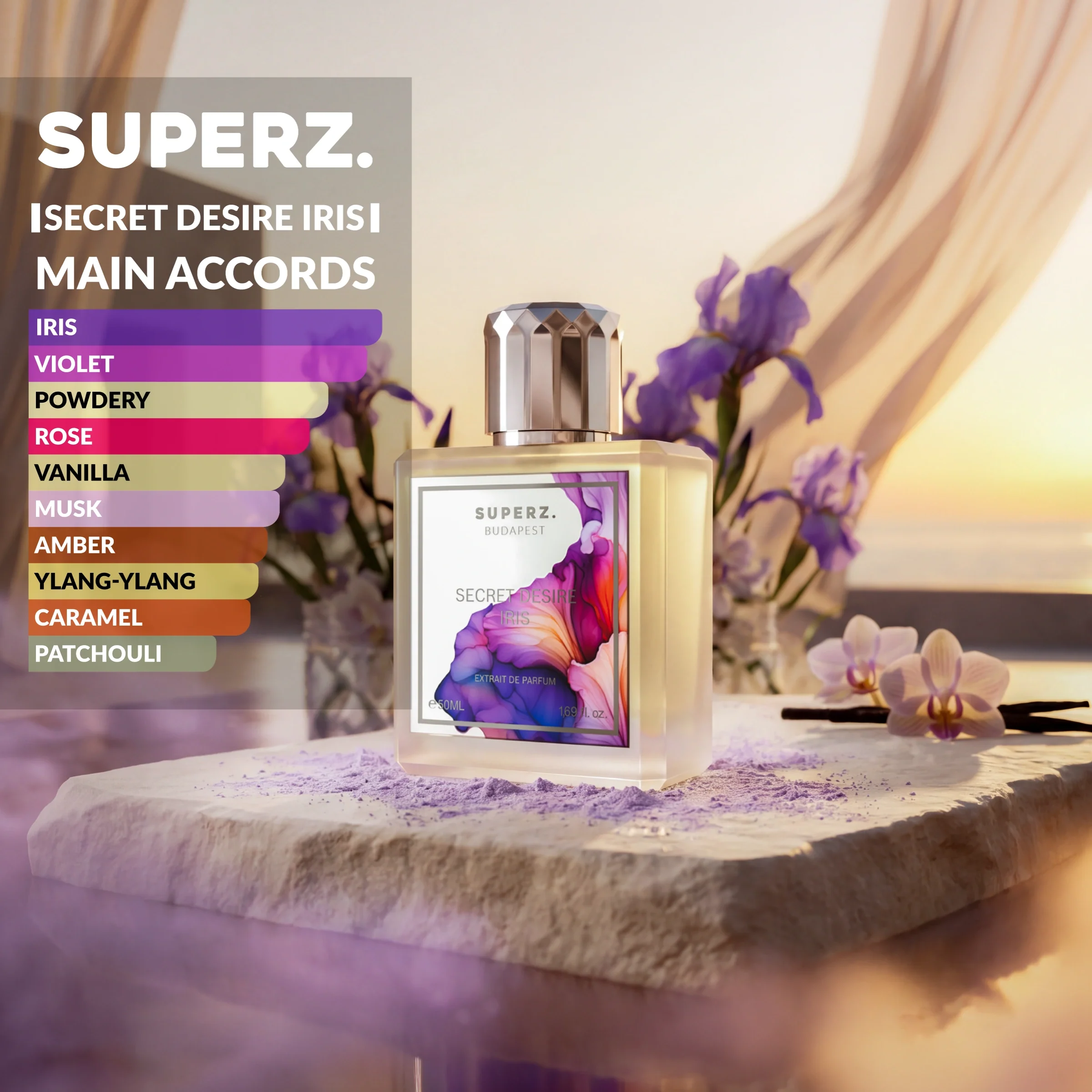 Secret Desire Iris - 50 ml Extrait De Parfum - Unisex - Image 2