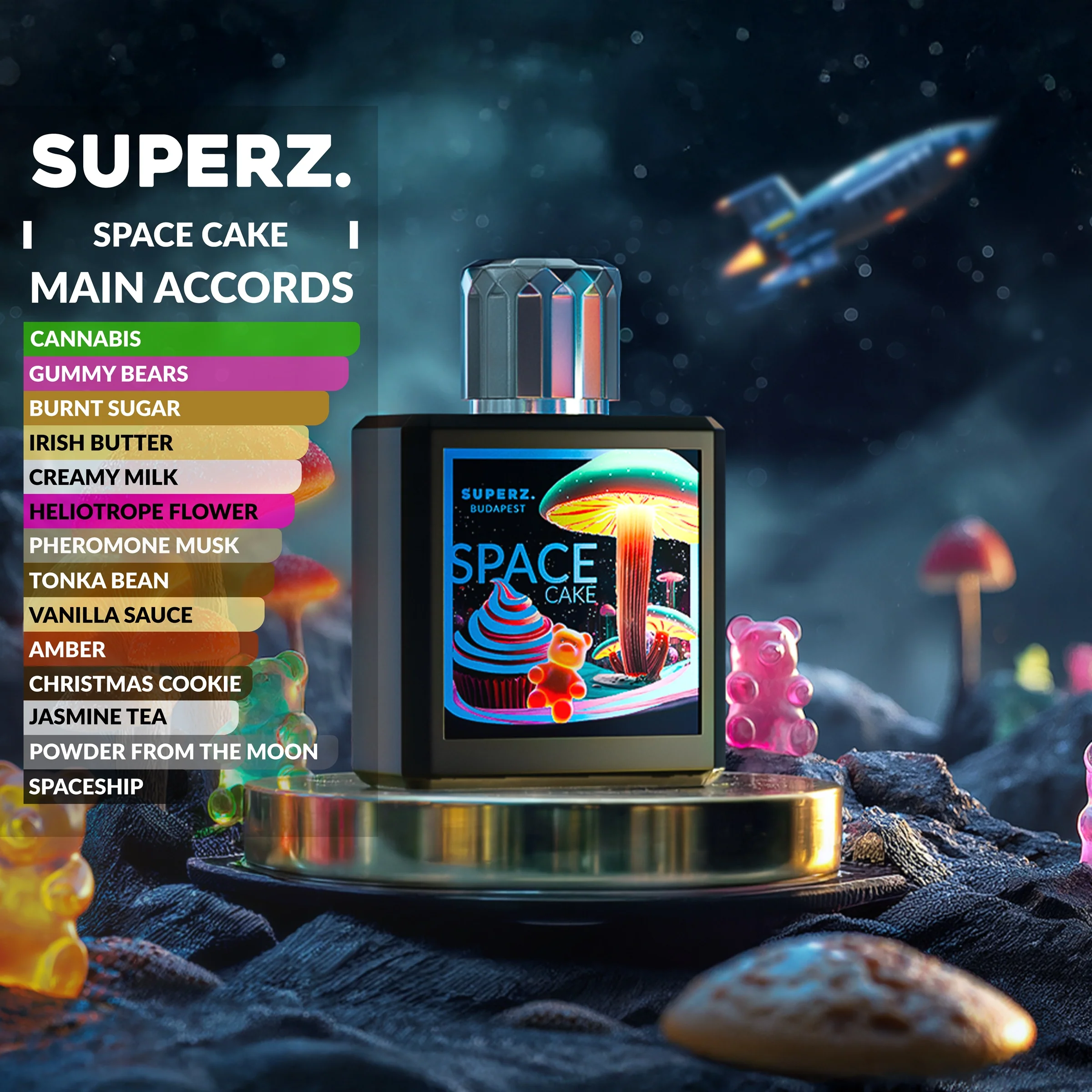 Space Cake - 50 ml Extrait De Parfum - Unisex - Celestial Collection 03 - Image 2