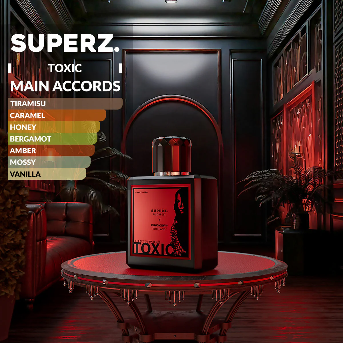 SUPERZ. x BACKOFF by Tóth Andi - Toxic - 50 ml Extrait de Parfum - Unisex - Image 2